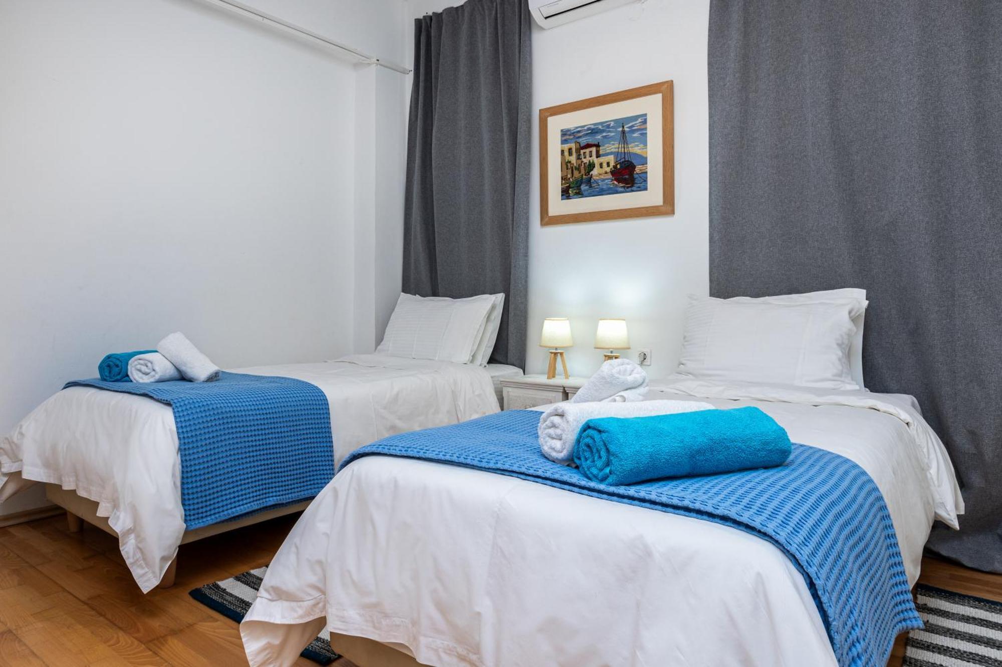 Dimitra Apartment With Private Pool And Sea View -The Ground Floor Of A Two Storey Building Daratsos Exteriér fotografie