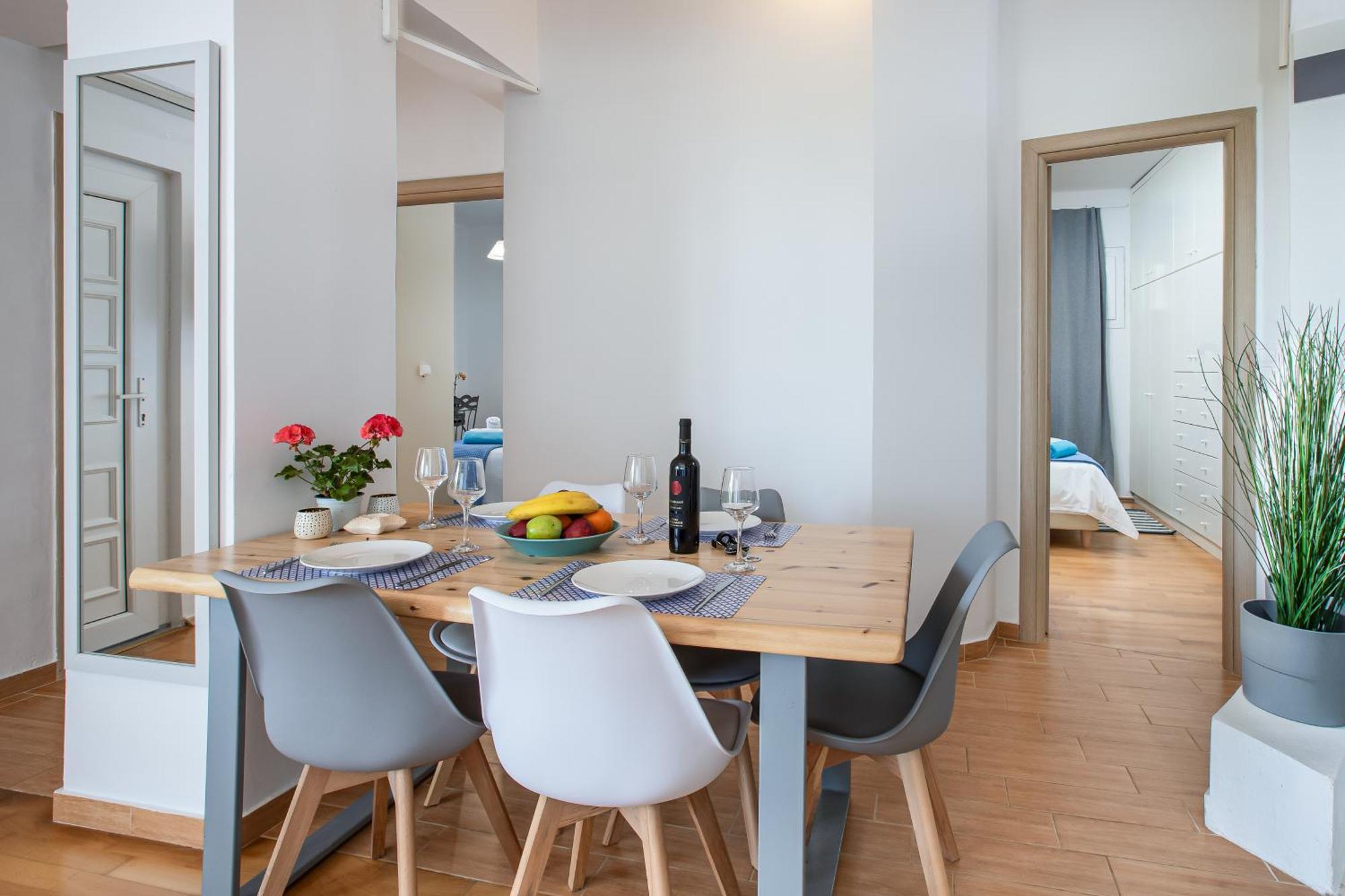 Dimitra Apartment With Private Pool And Sea View -The Ground Floor Of A Two Storey Building Daratsos Exteriér fotografie
