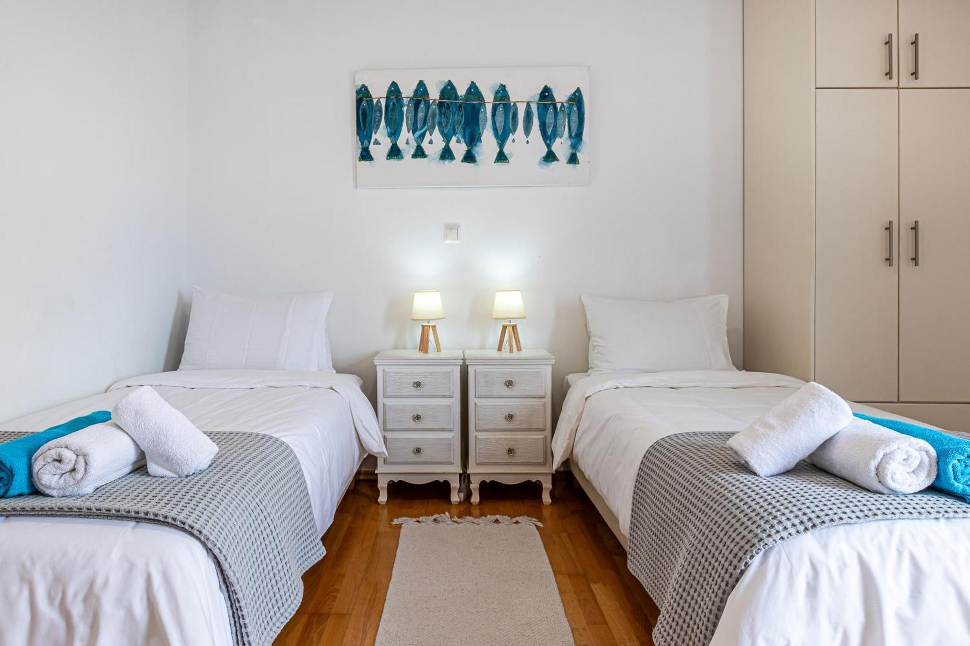 Dimitra Apartment With Private Pool And Sea View -The Ground Floor Of A Two Storey Building Daratsos Exteriér fotografie