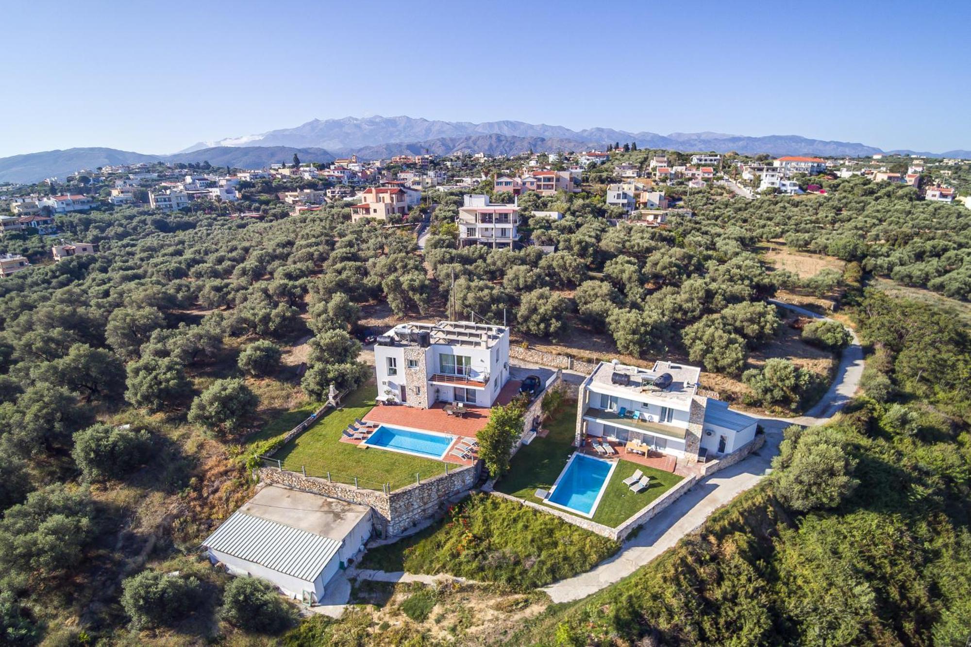 Dimitra Apartment With Private Pool And Sea View -The Ground Floor Of A Two Storey Building Daratsos Exteriér fotografie